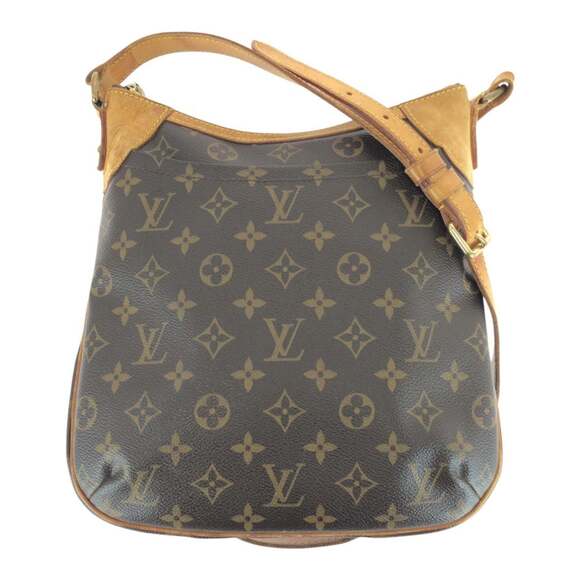LOUIS VUITTON Brown Monogram Leather Shoulder Bag